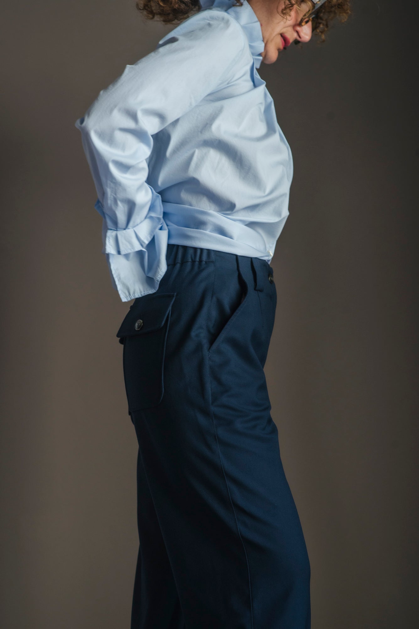 Pantalone Mod. Alessia Bly Navy