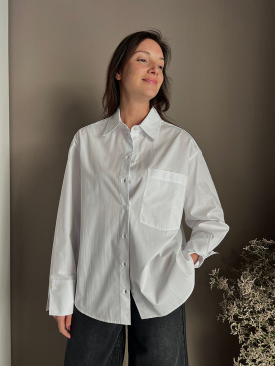Camicia over in cotone