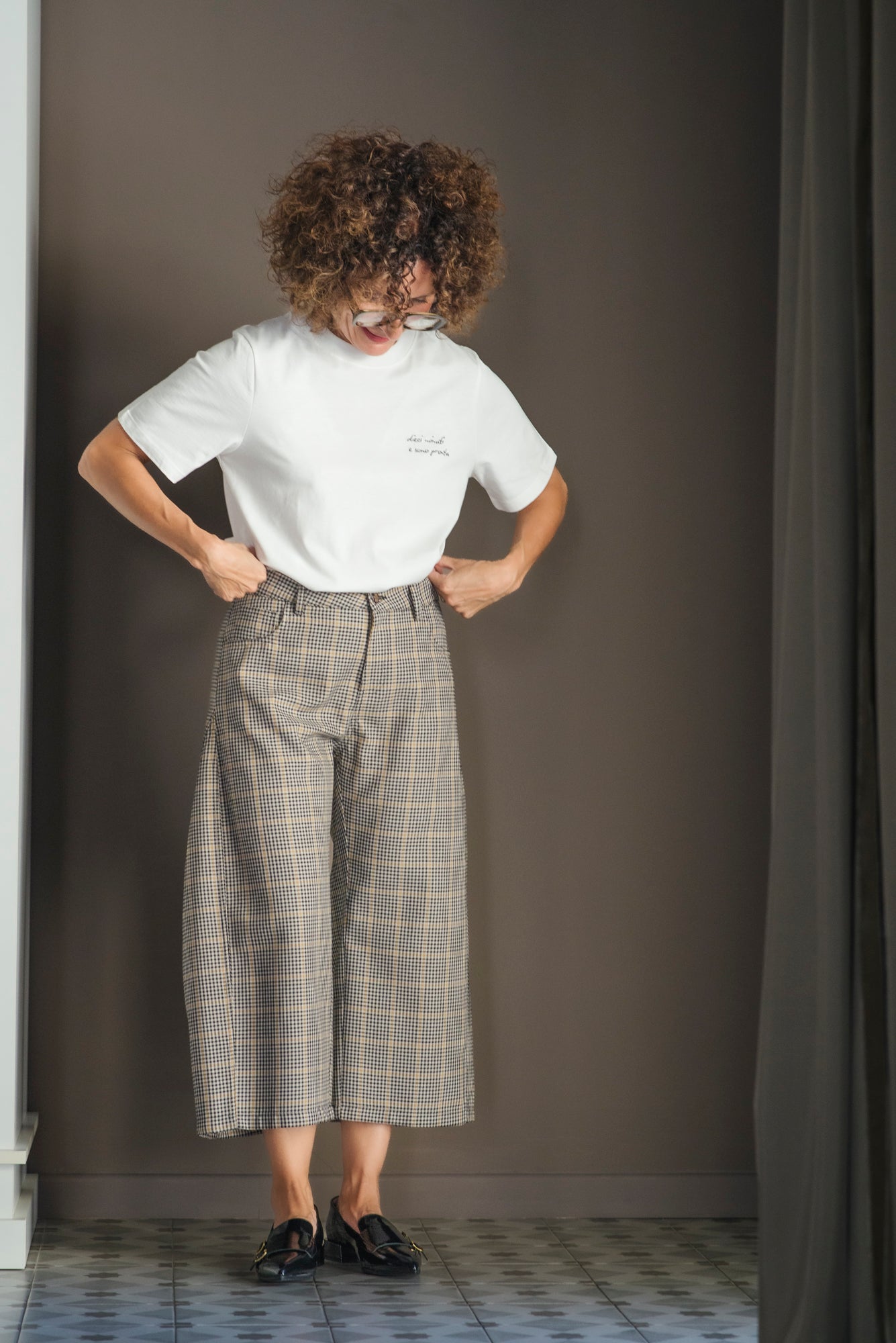 T-shirt ricamata