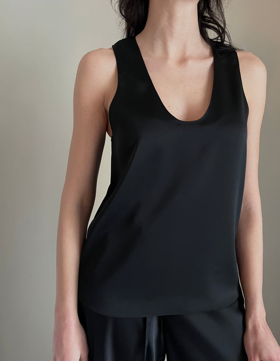 Blusa in raso lucido