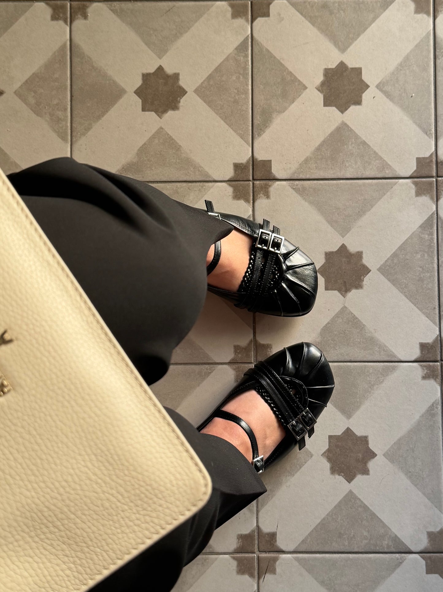 Mary Jane flat con doppio cinturino