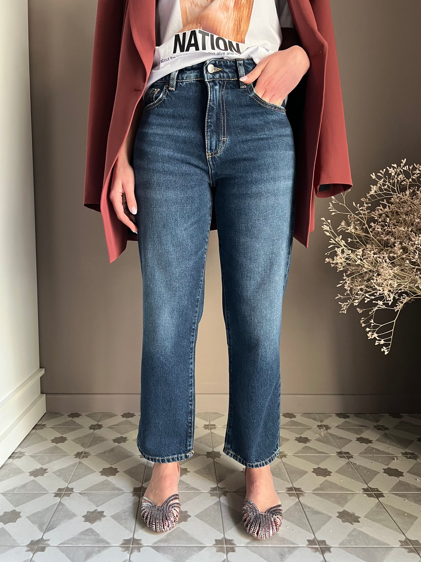 Pantalone Denim Mod Jill Deep Blue