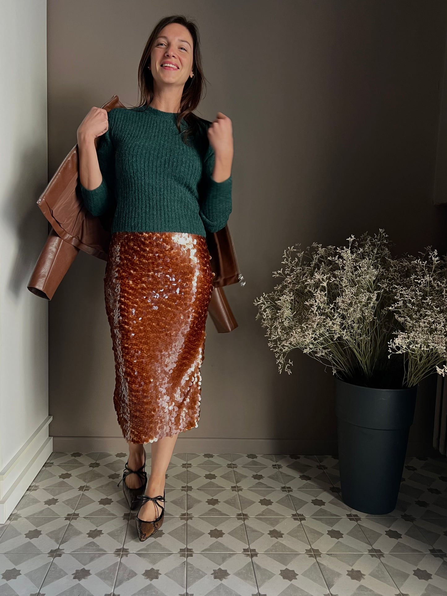 Gonna tubino paillettes Patrizia Pepe