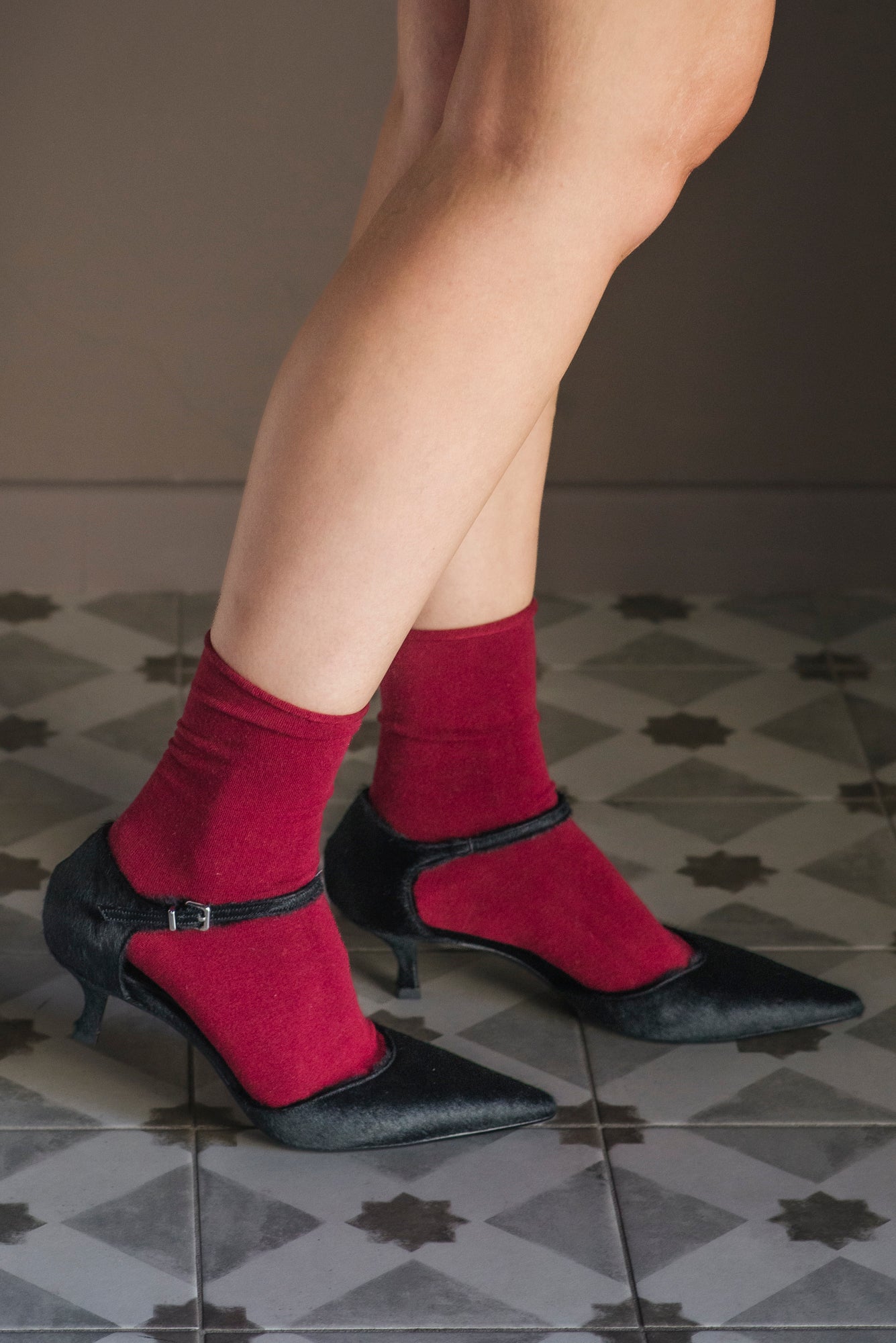 Scarpa con cinturino in Cavallino