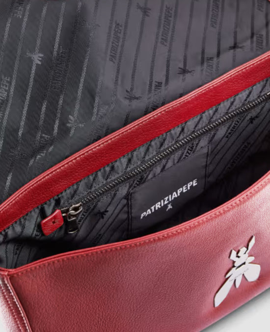 Borsa a spalla media con catena