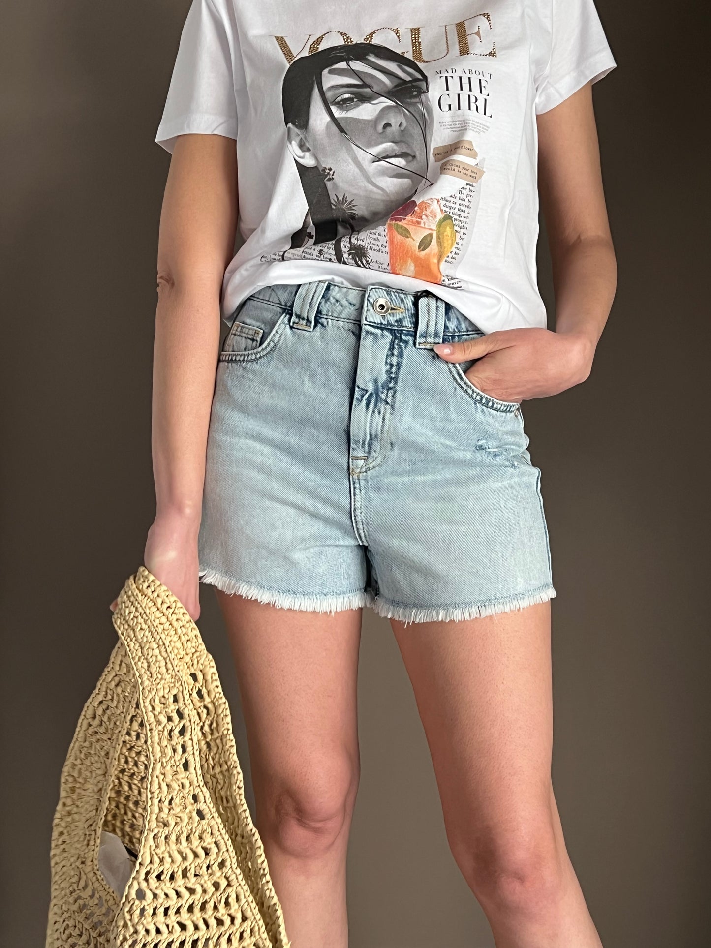 Shorts in denim