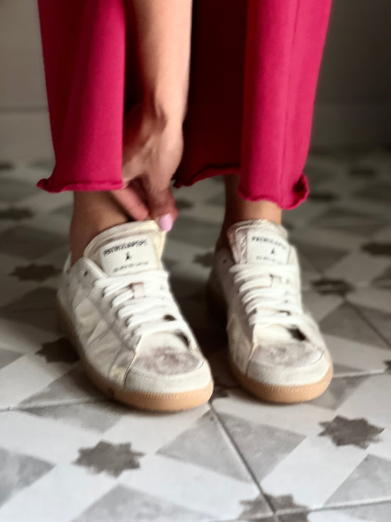 Sneakers in nappa sfumata Gold
