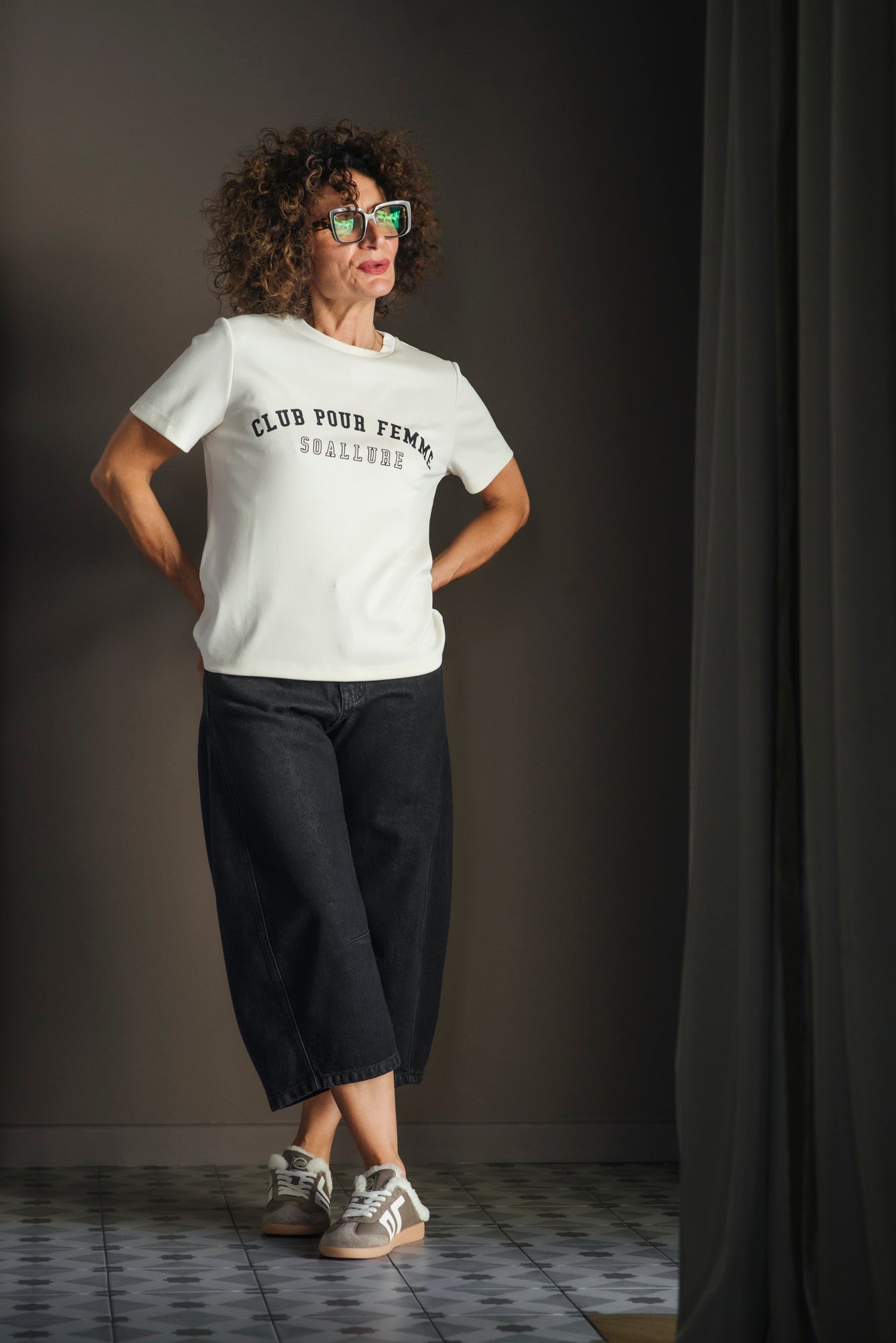 T-shirt Club Pour Femme avorio