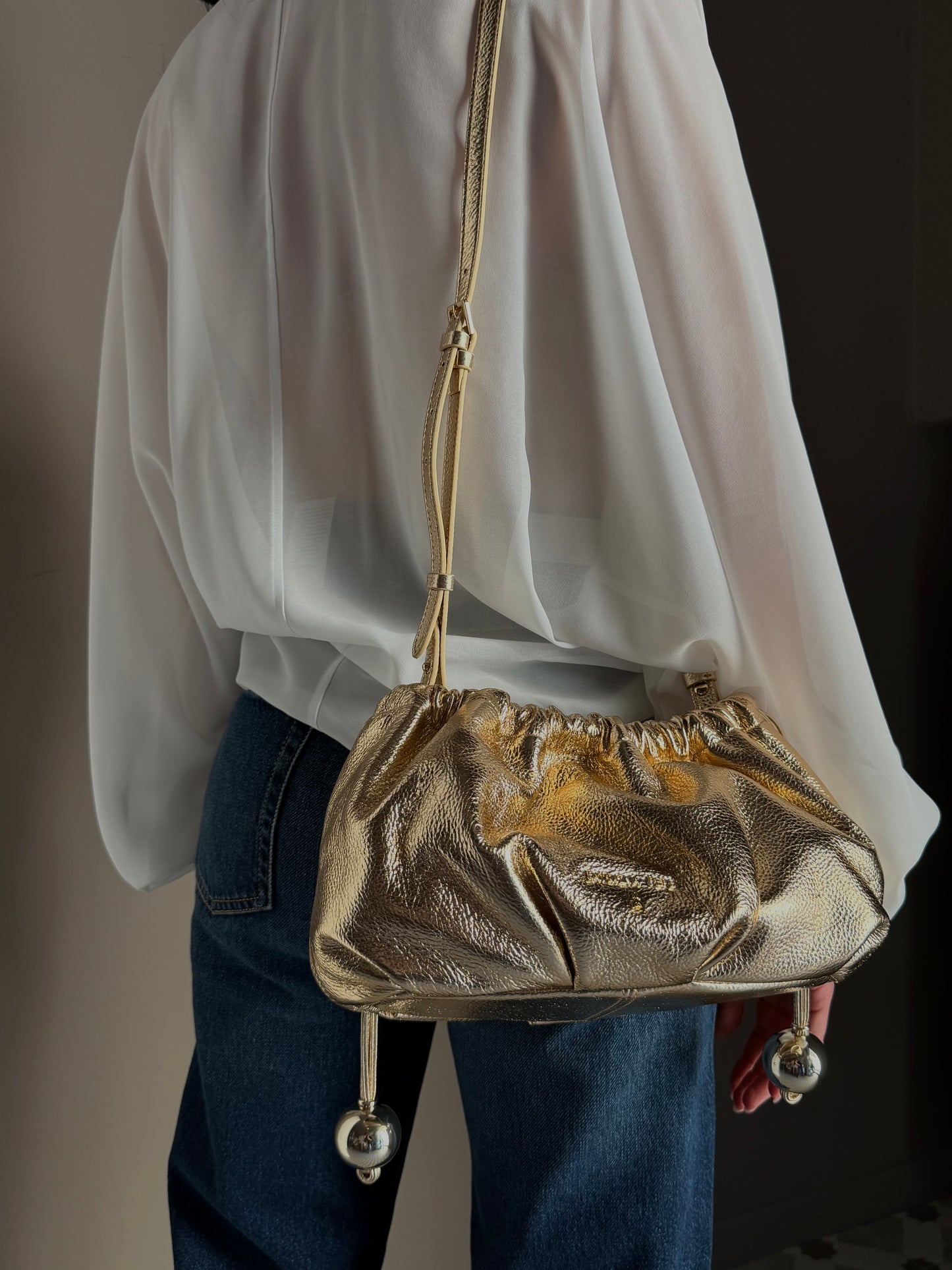 Borsa clutch oro