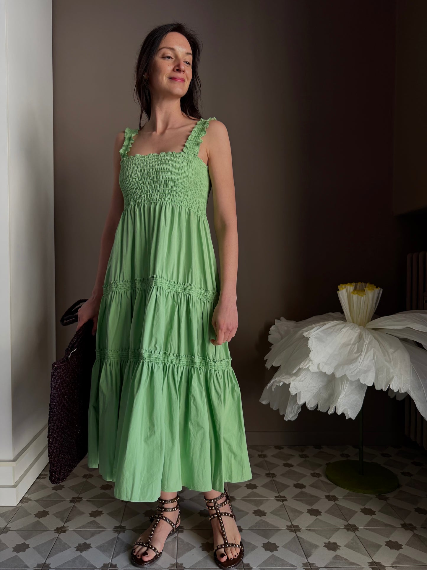 Vestito Lungo Sincer’re Paris – Light Green