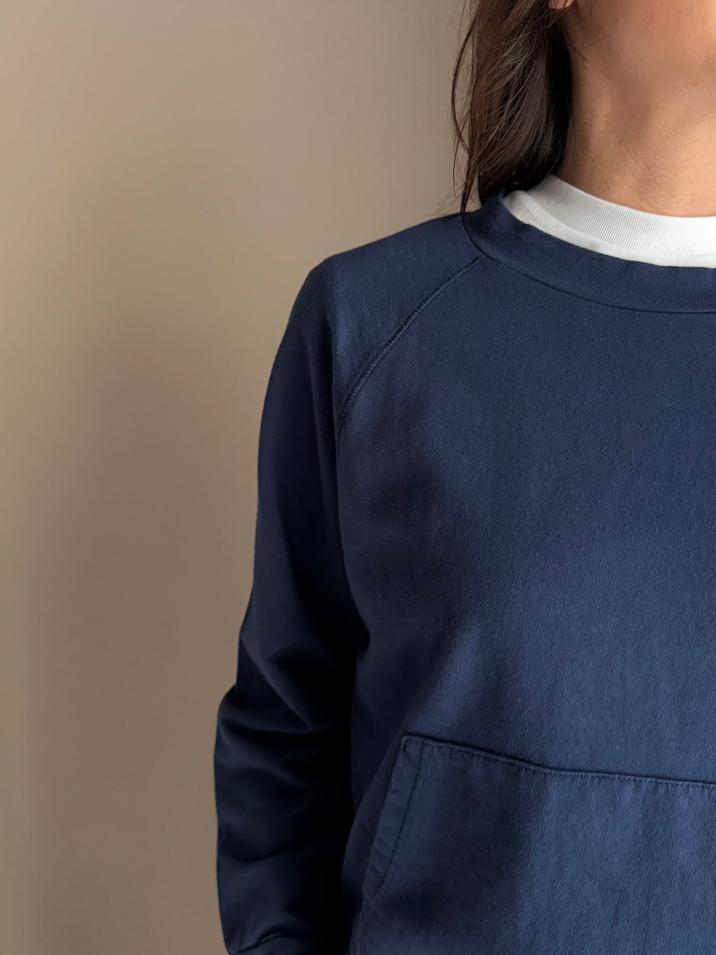 Felpa girocollo Blu intenso