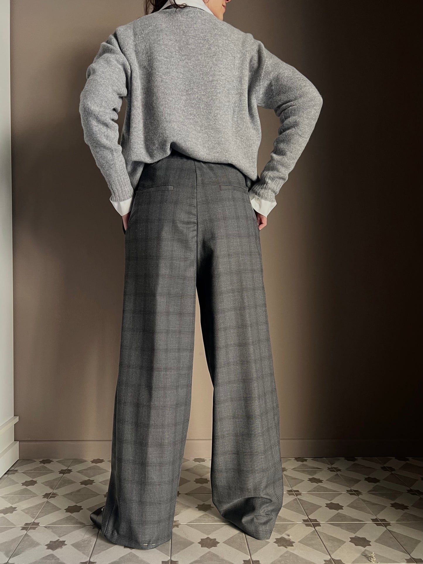 Pantalone a palazzo Ceck antracite