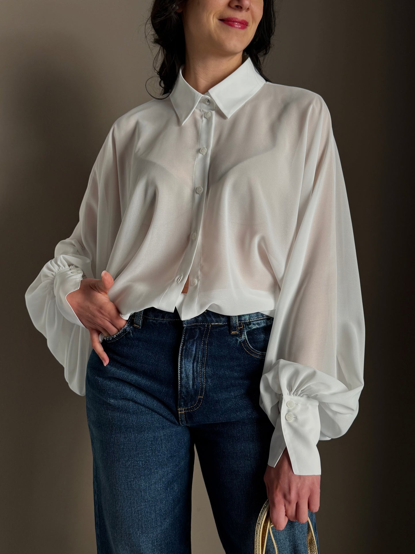 Camicia Patrizia Pepe manica baloon