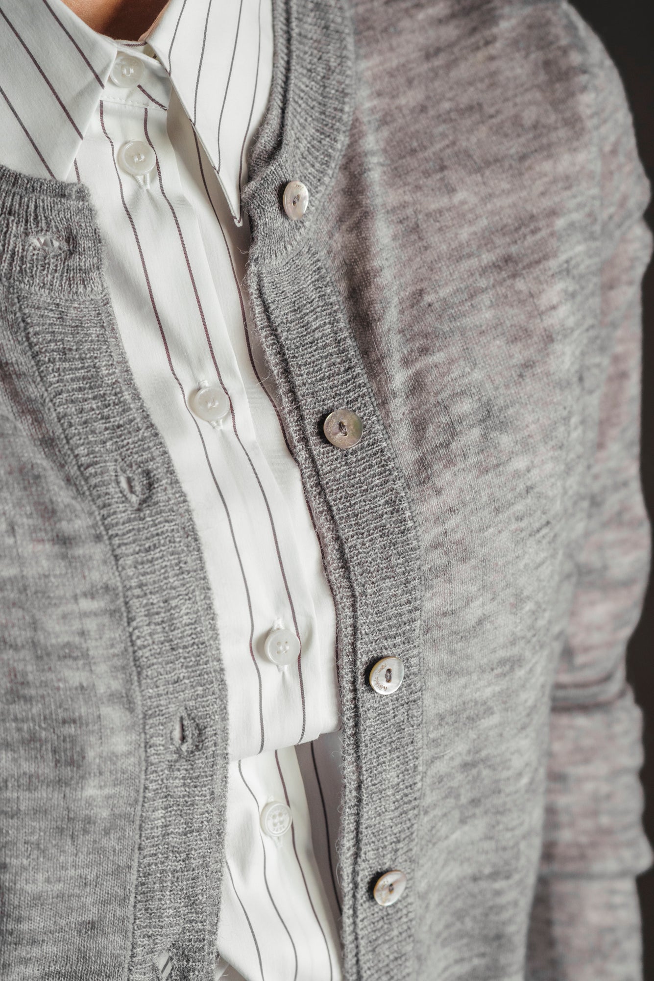 Cardigan Alessia Santi - Grigio Tortora