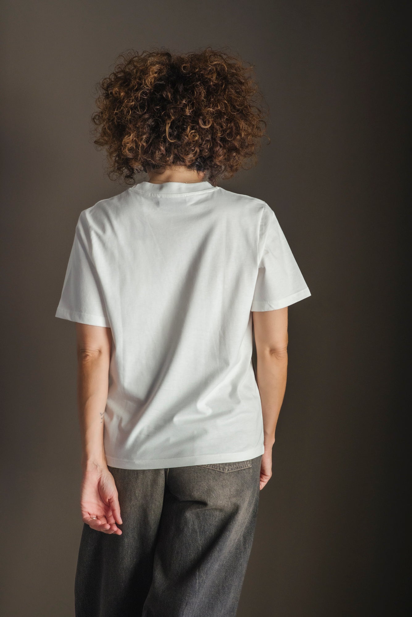 T-shirt con stampa tulipano