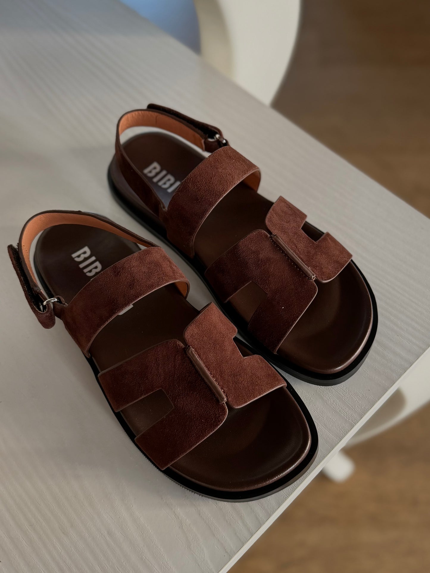 Sandalo Bibi Lou in Suede – Chocolate Brown