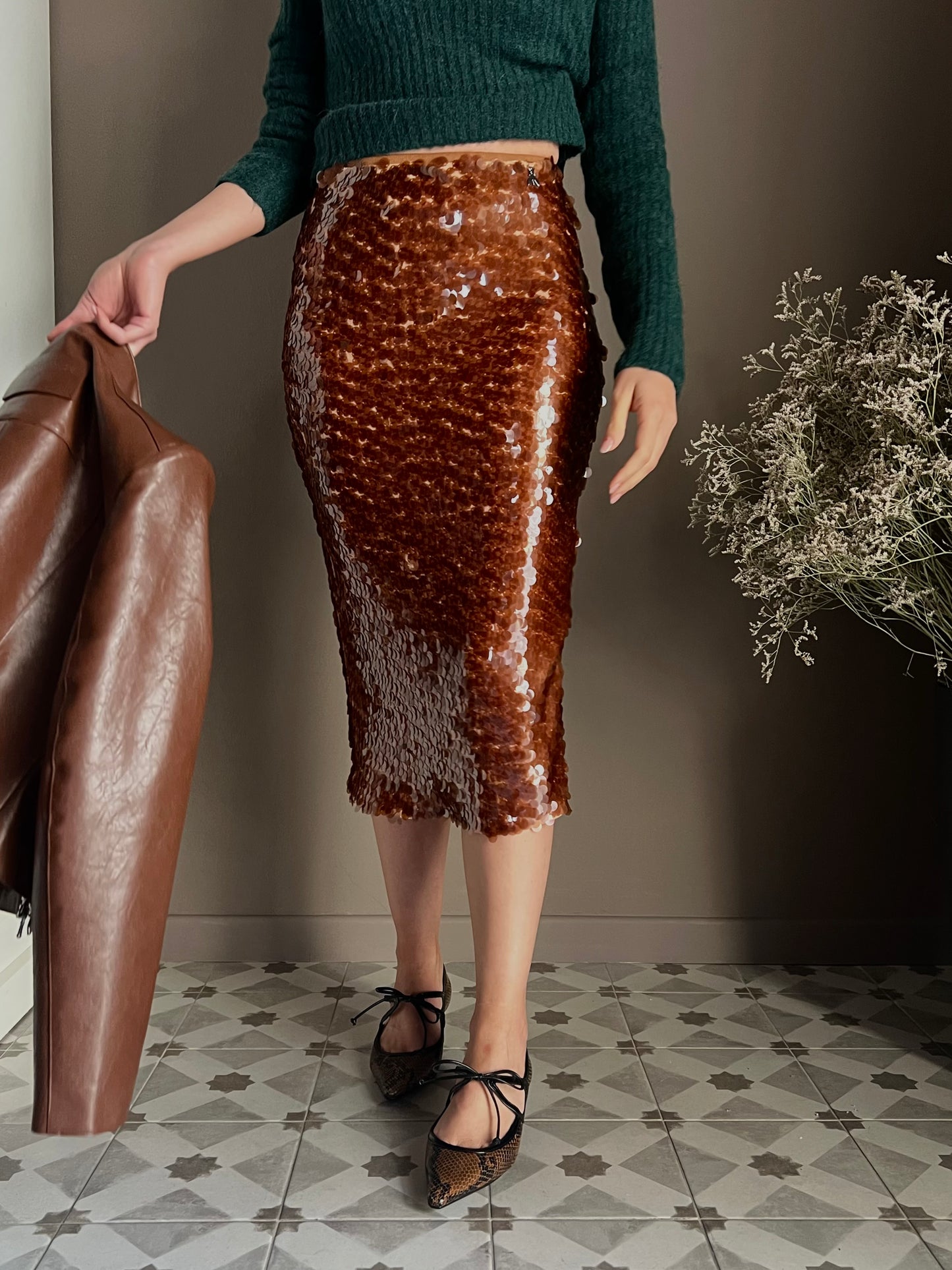 Gonna tubino paillettes Patrizia Pepe