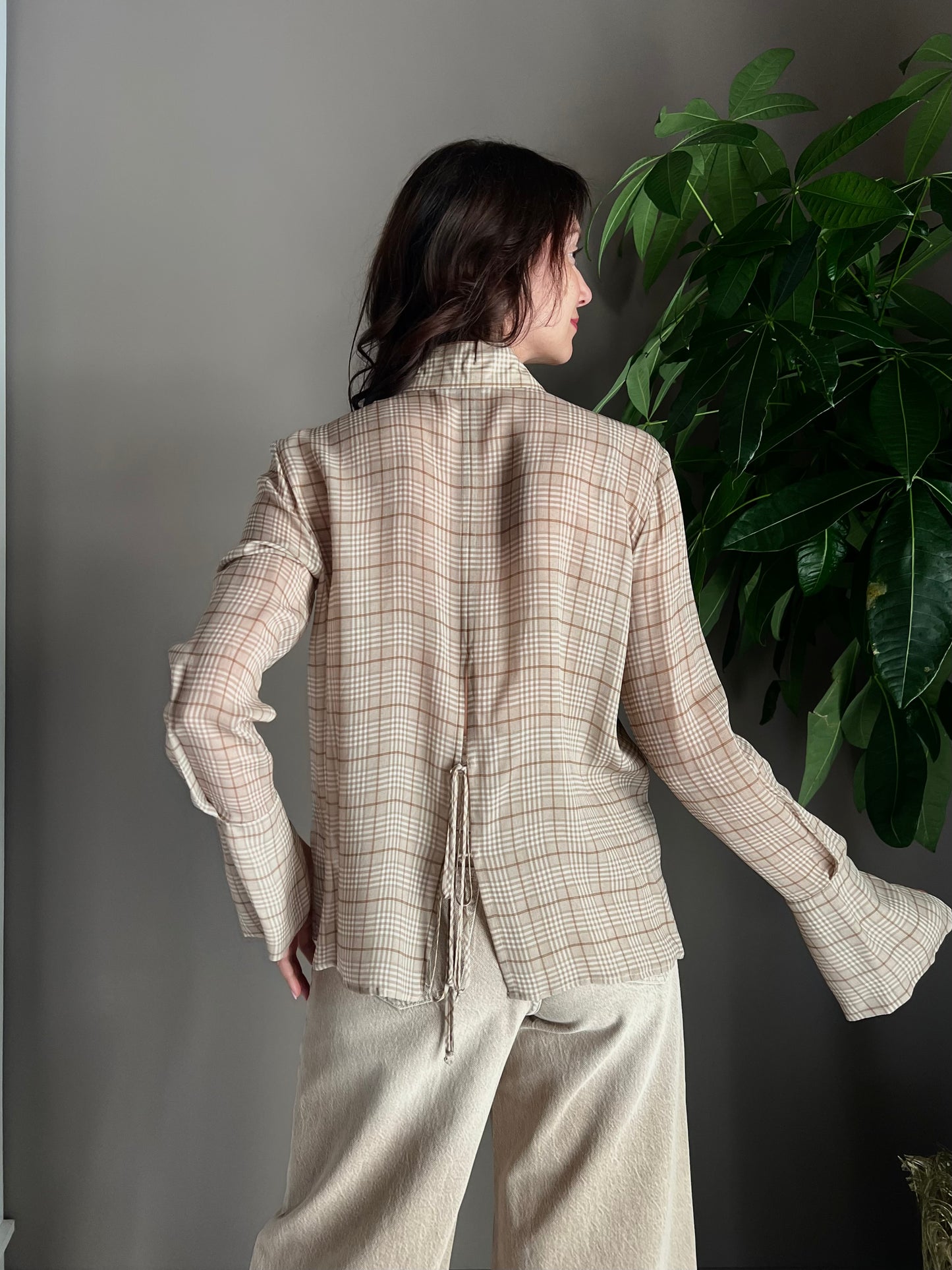 Camicia Ceck in viscosa