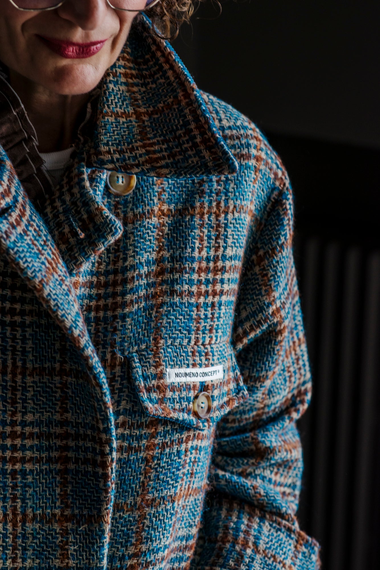 Cappotto doppiopetto oversize Noumeno Concept