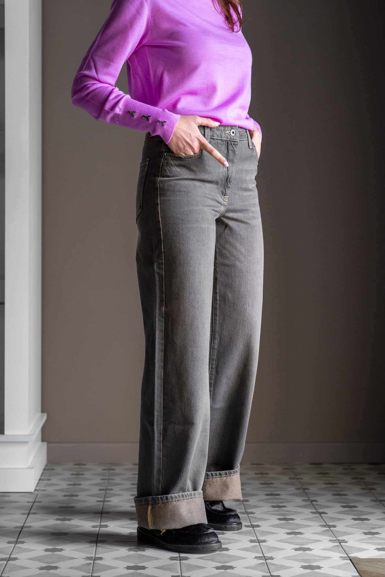 Jeans Patrizia Pepe– Grigio Charcoal