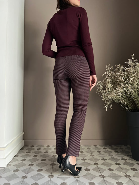 Pantalone slim fit in punto milano Patrizia Pepe