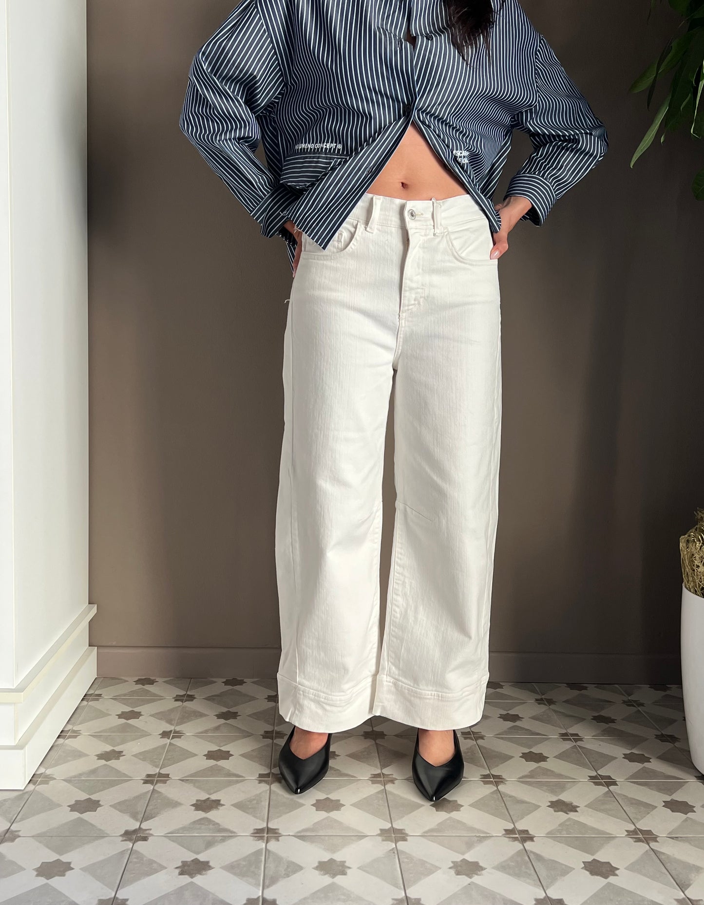 Pantalone Milk in cotone Noumeno Concept