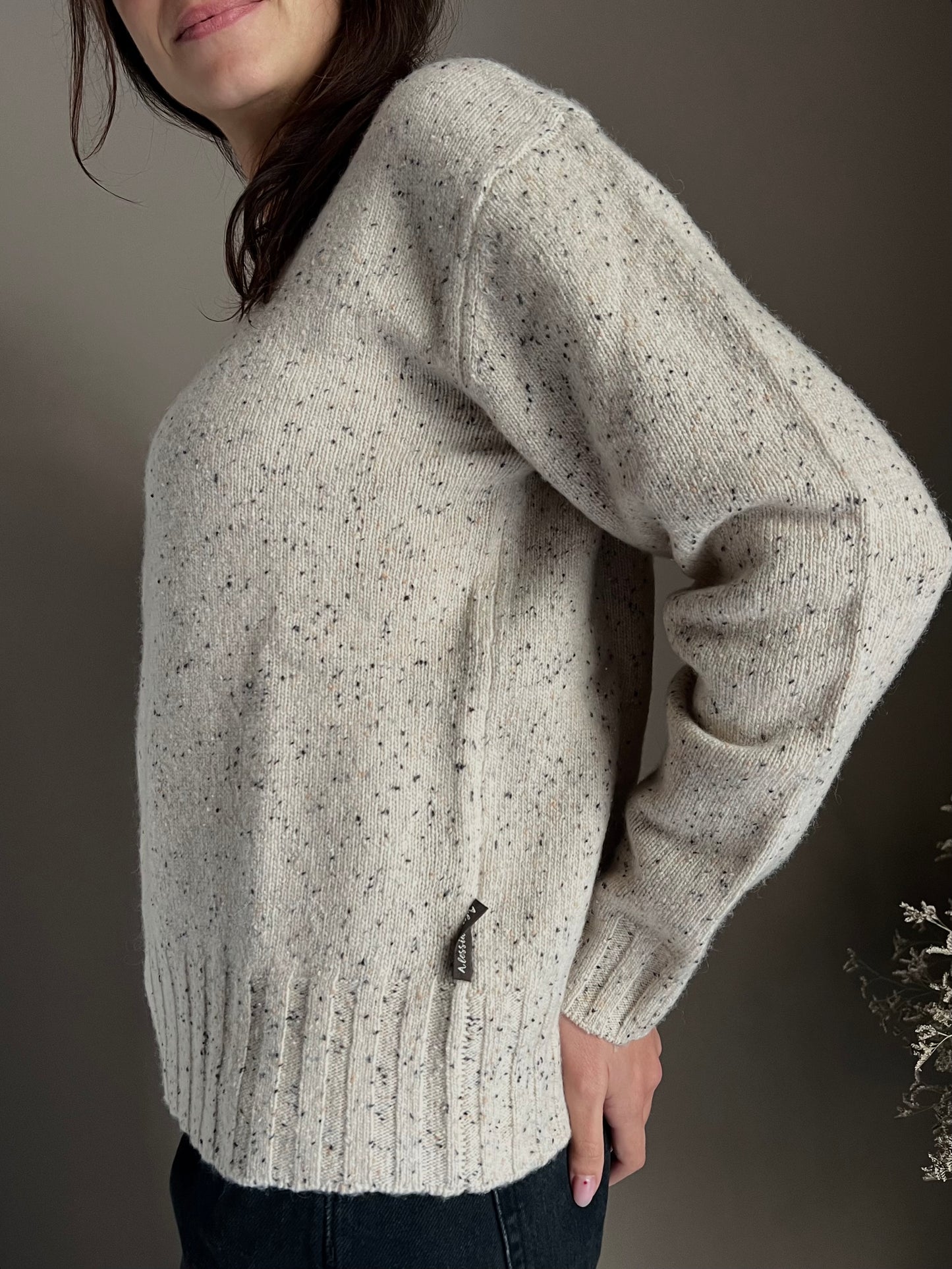 Maglione in lana mélange Alessia Santi