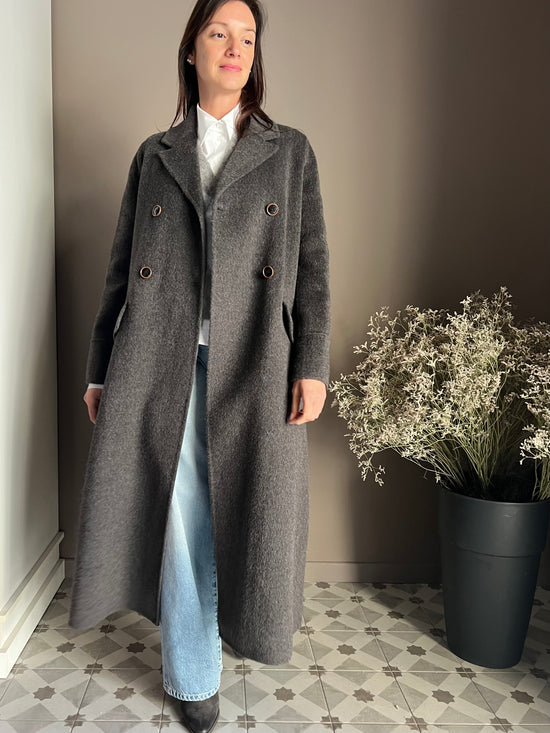 Cappotto Lungo Double-Breasted Alessia Santi
