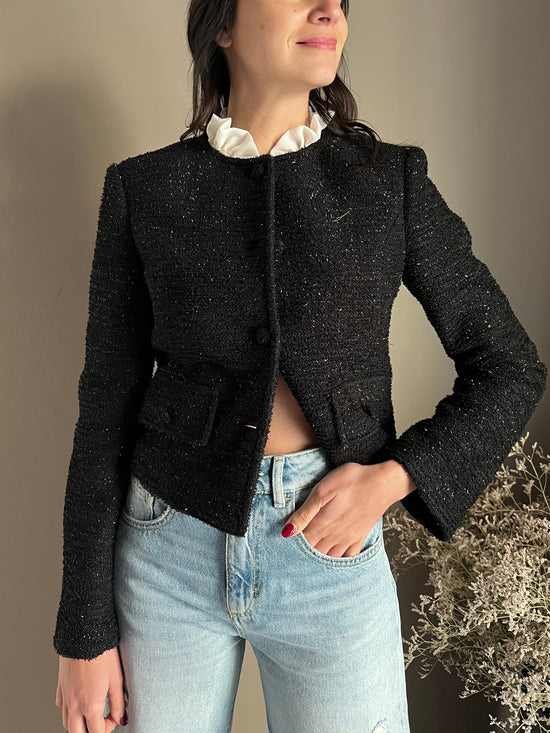 Giacca in tweed lurex