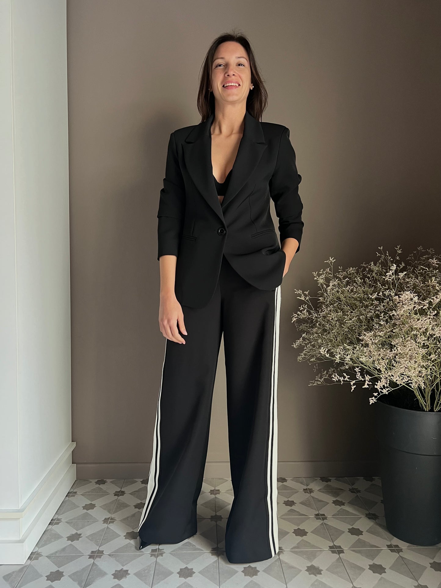 Pantalone Sporty-Chic Patrizia Pepe con Banda Laterale