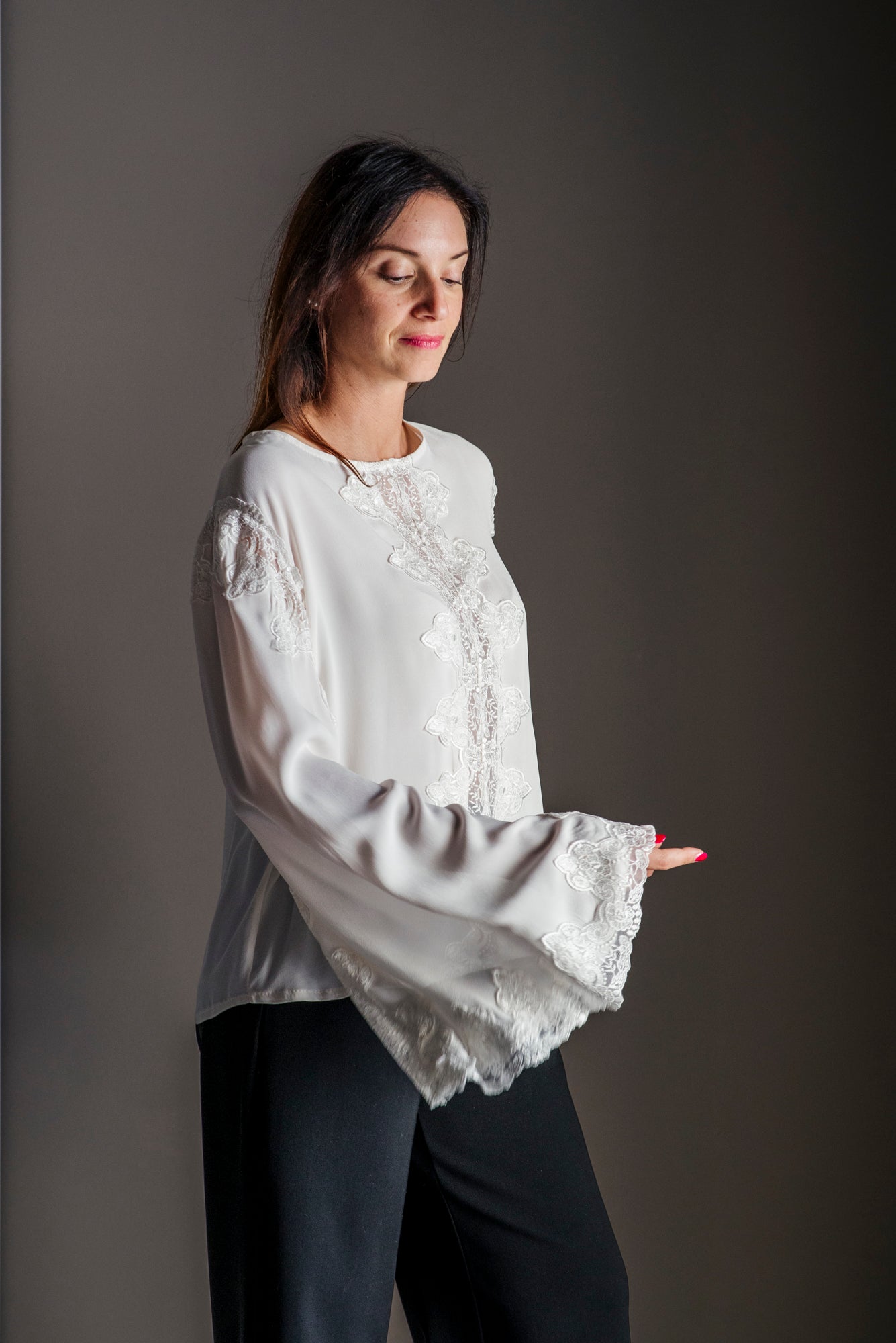 Blusa pizzo