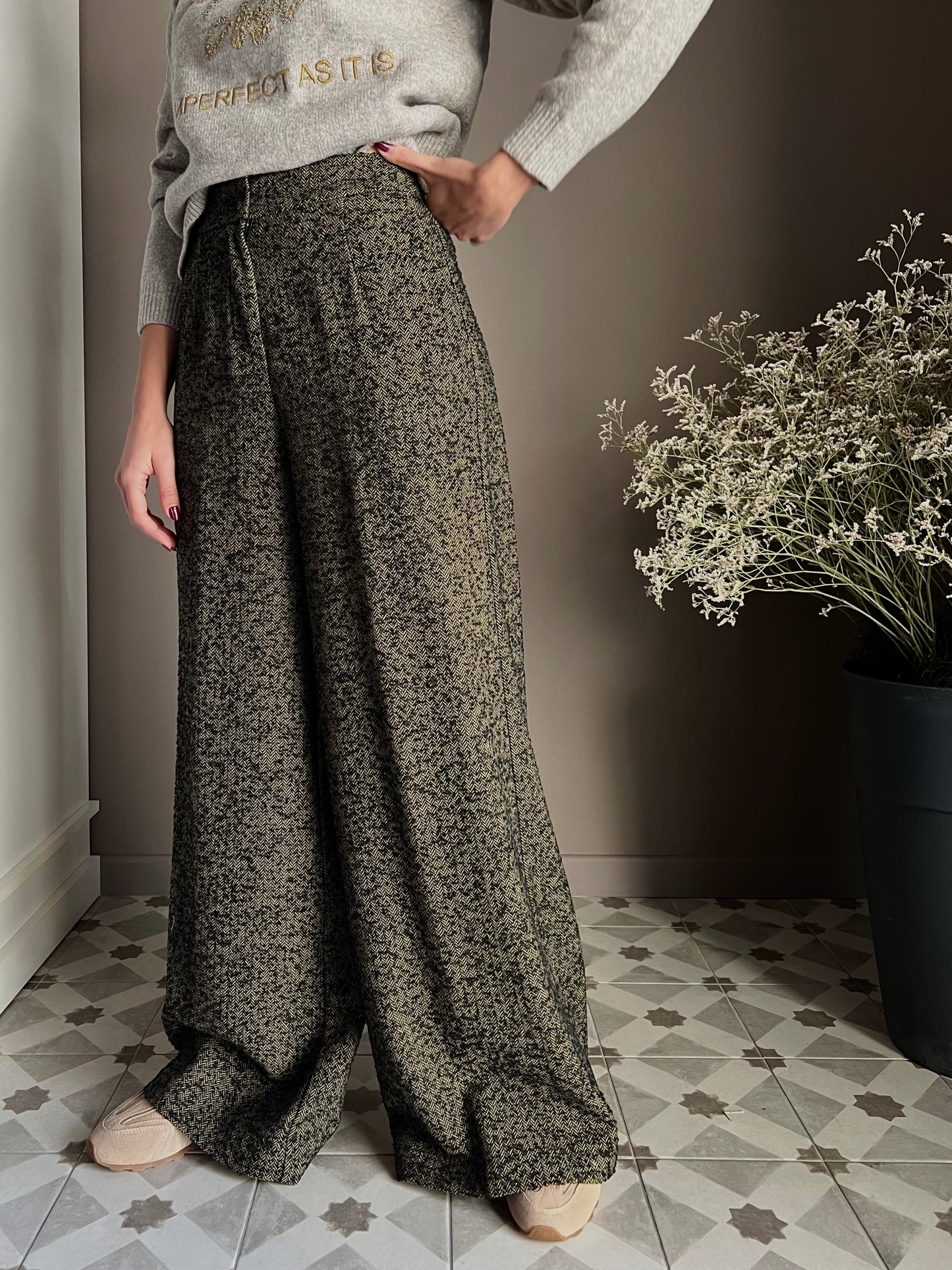 Pantalone palazzo fil-à-fil Alessia Santi