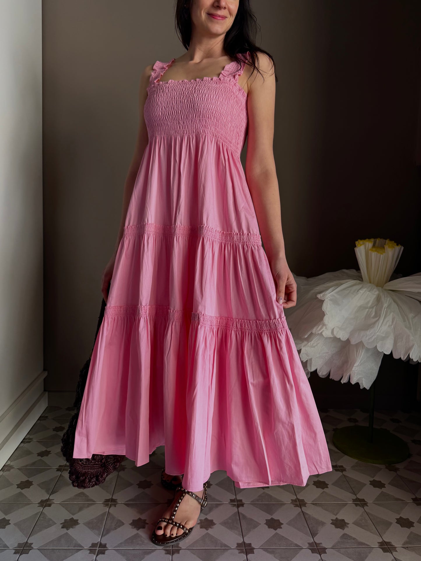 Vestito Lungo Sincer’re Paris – Pink