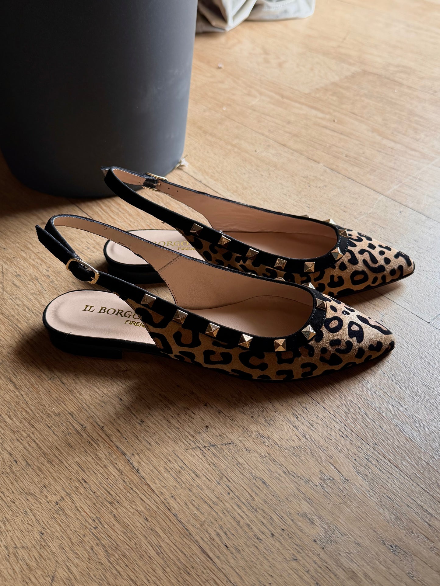 Slingback animalier