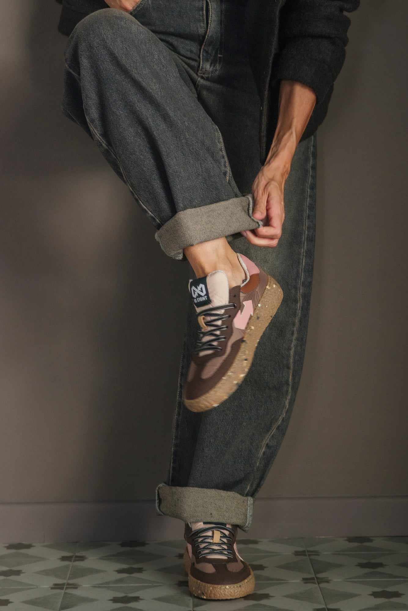 Sneakers ID EIGHT Uri-Pim Pink Mocha