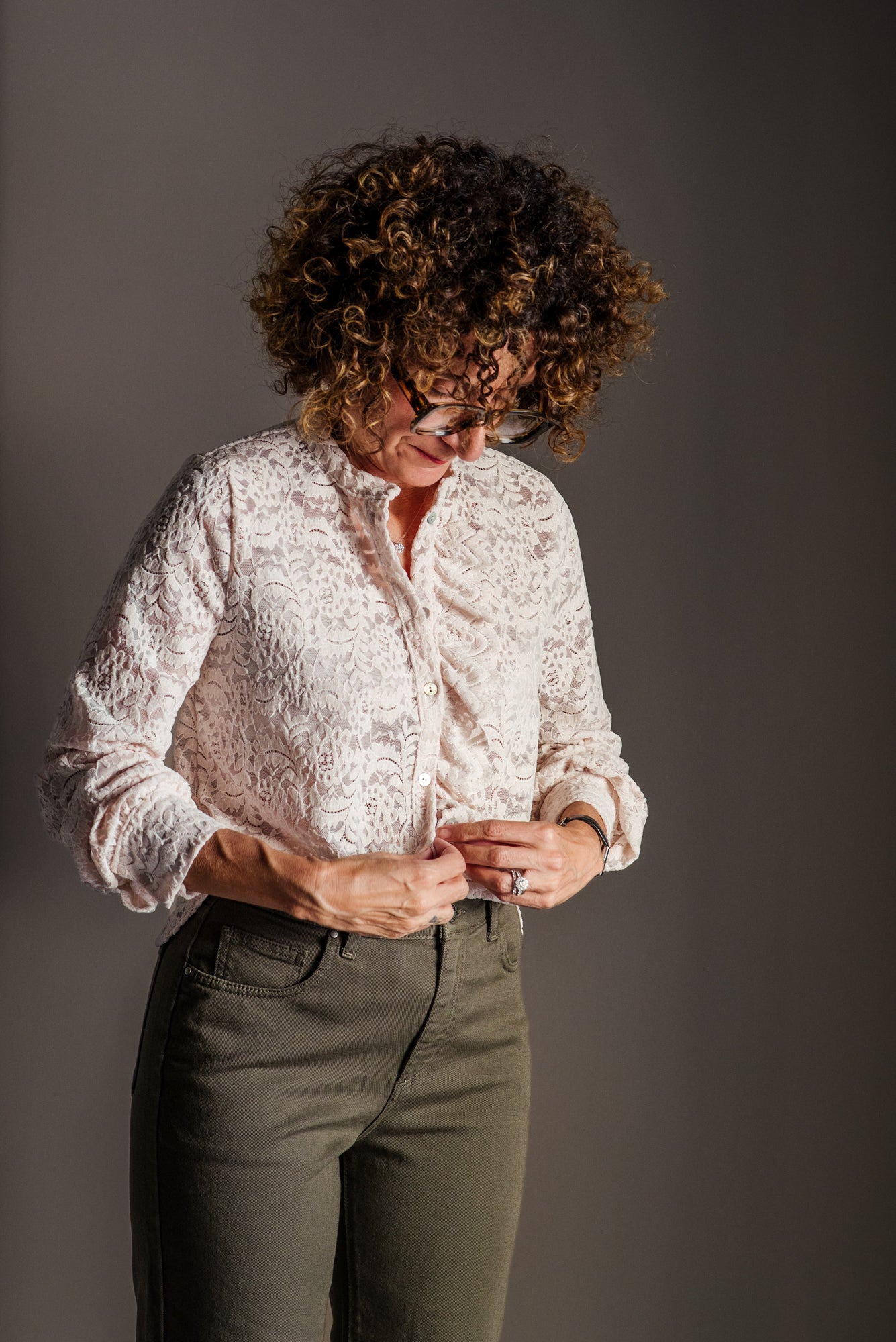 Camicia in Pizzo SoAllure – Burro
