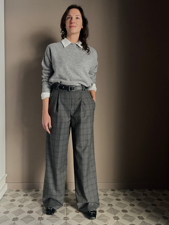 Pantalone a palazzo Ceck antracite