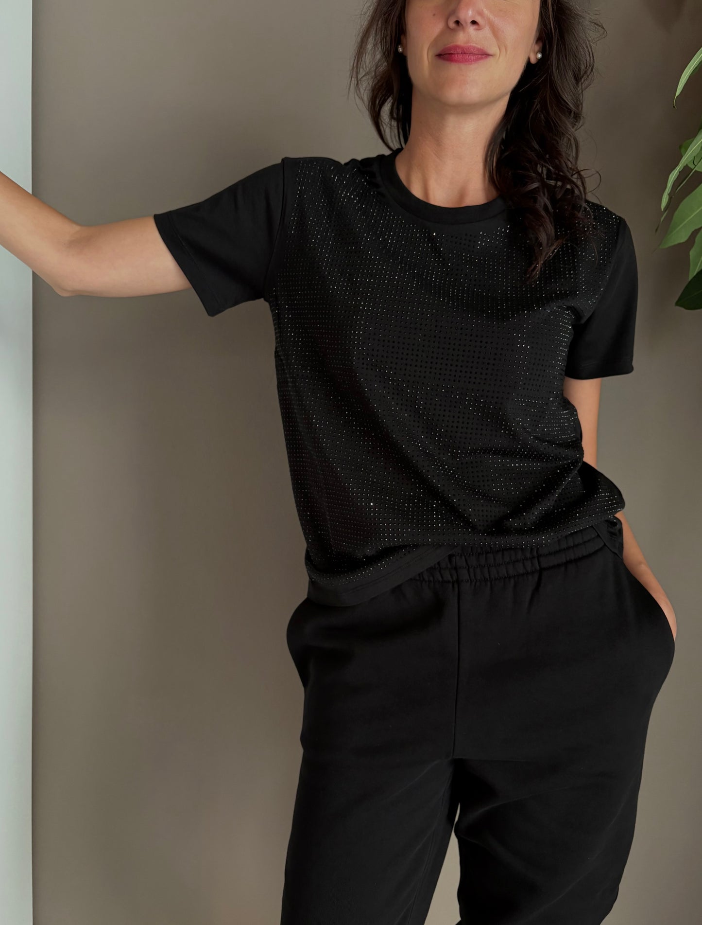 T-shirt strass Patrizia Pepe