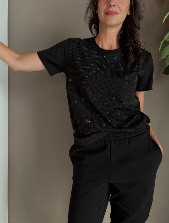 T-shirt strass Patrizia Pepe