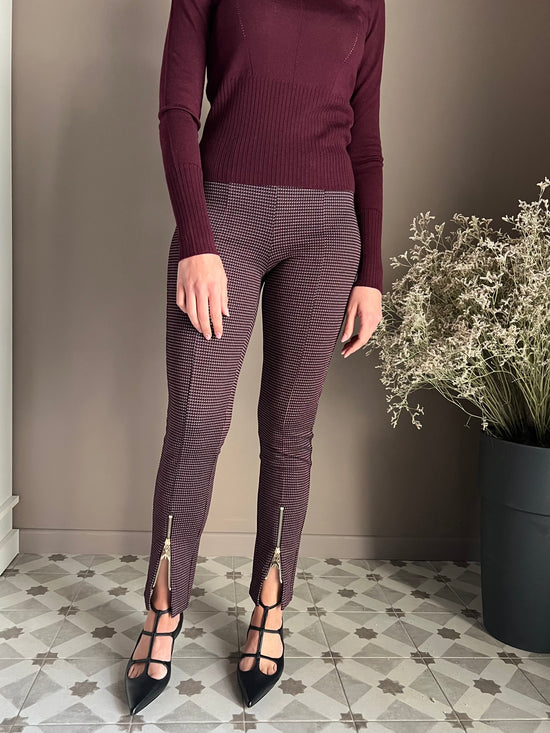 Pantalone slim fit in punto milano Patrizia Pepe