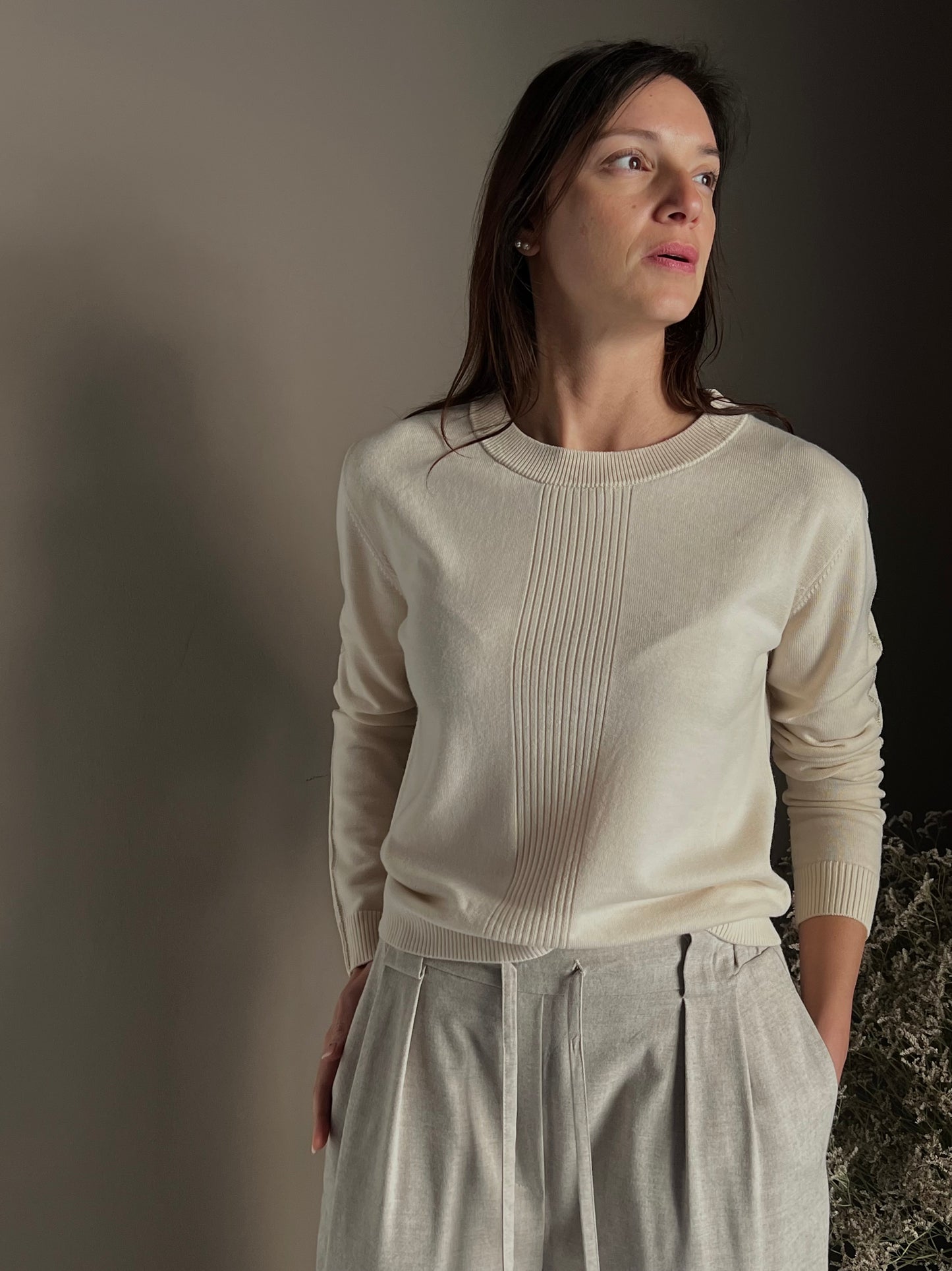 Maglia girocollo Patrizia pepe in pura lana merino