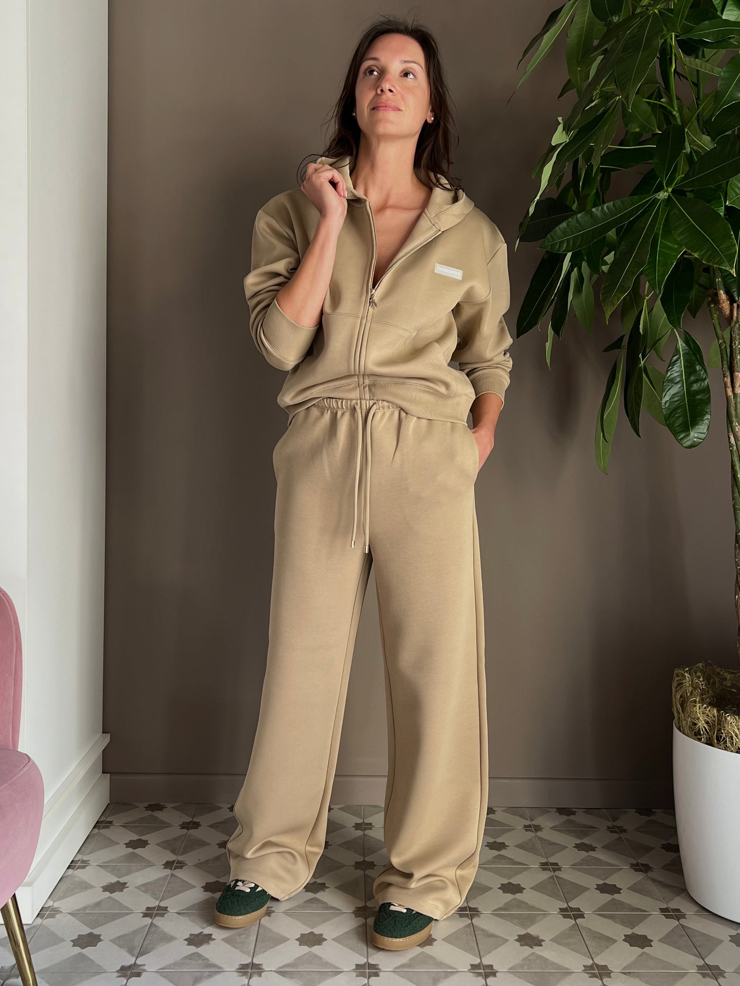 Pantalone jogger in tessuto tecnico