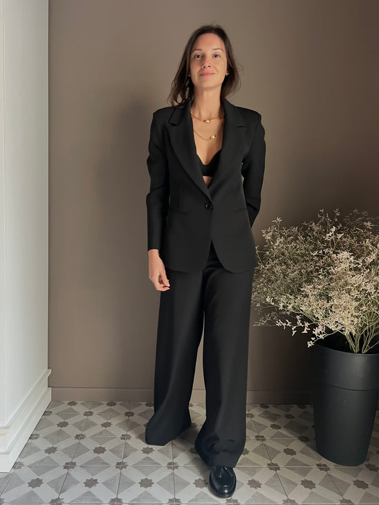 Giacca in crepe slim
