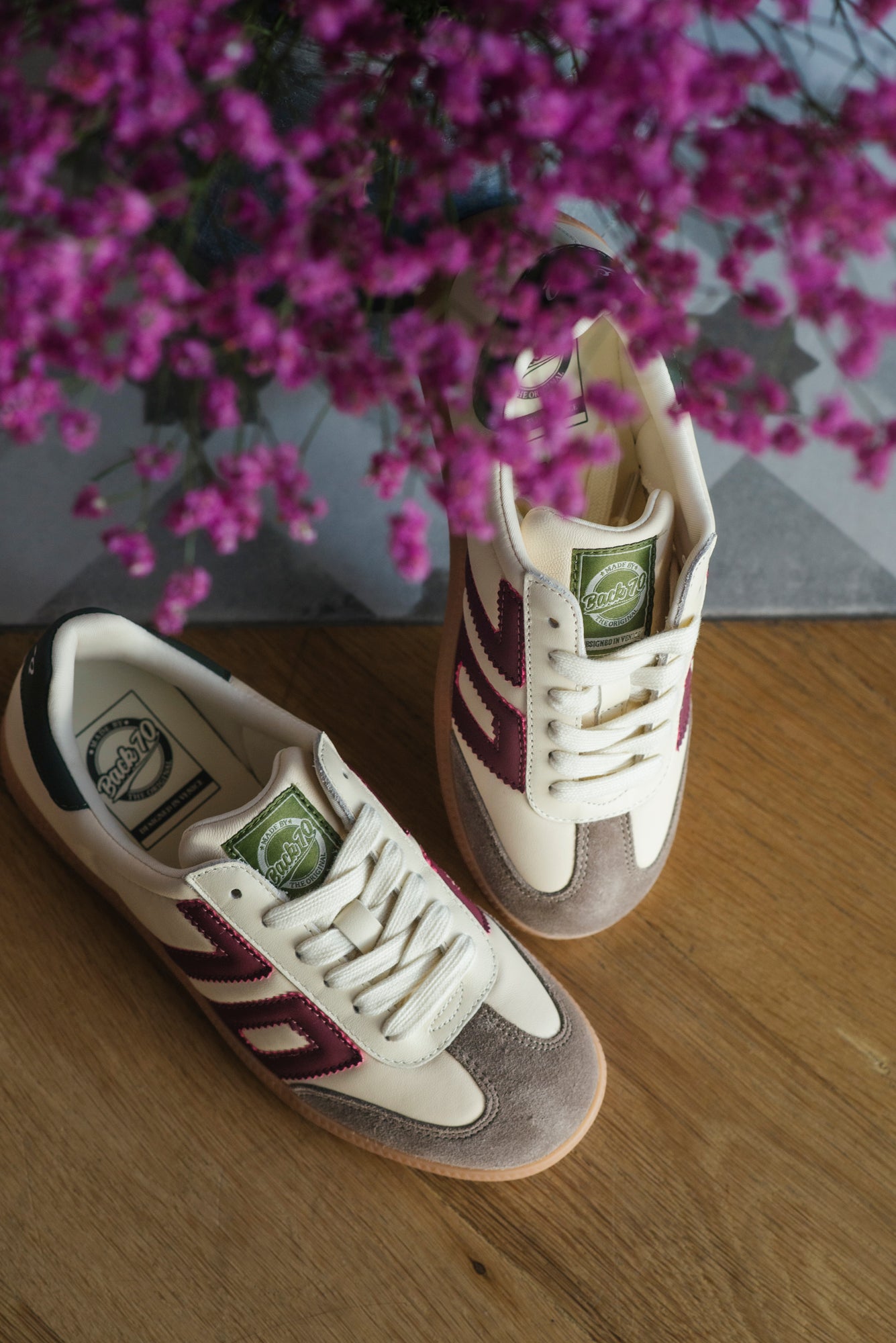 Sneakers in pelle e suede Black 70