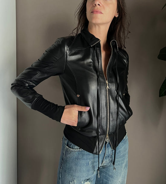 Giacca in pelle