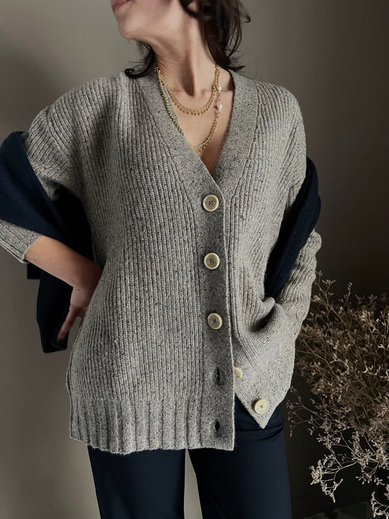 Cardigan oversize mélange Alessia Santi