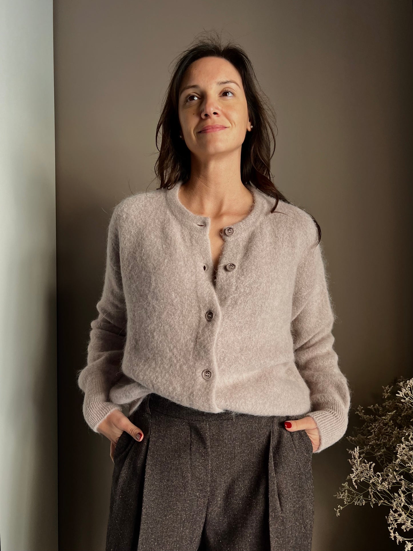 Cardigan soffice in alpaca So Allure