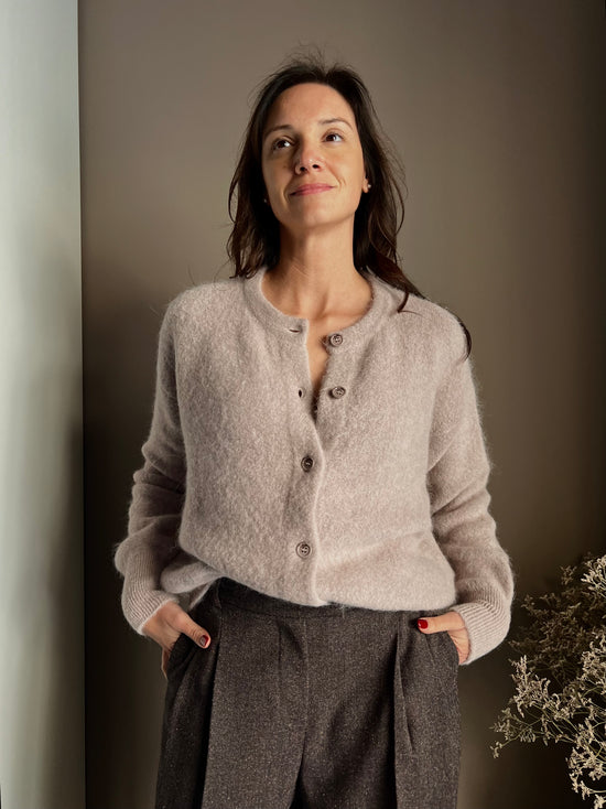 Cardigan soffice in alpaca So Allure