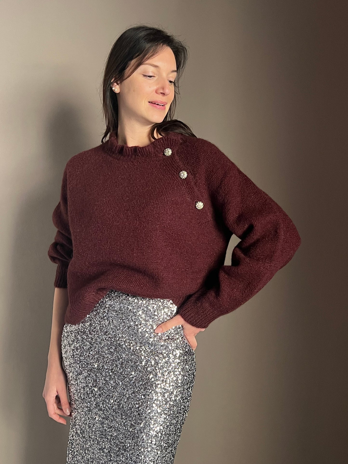 Maglia So Allure con bottoni Saba