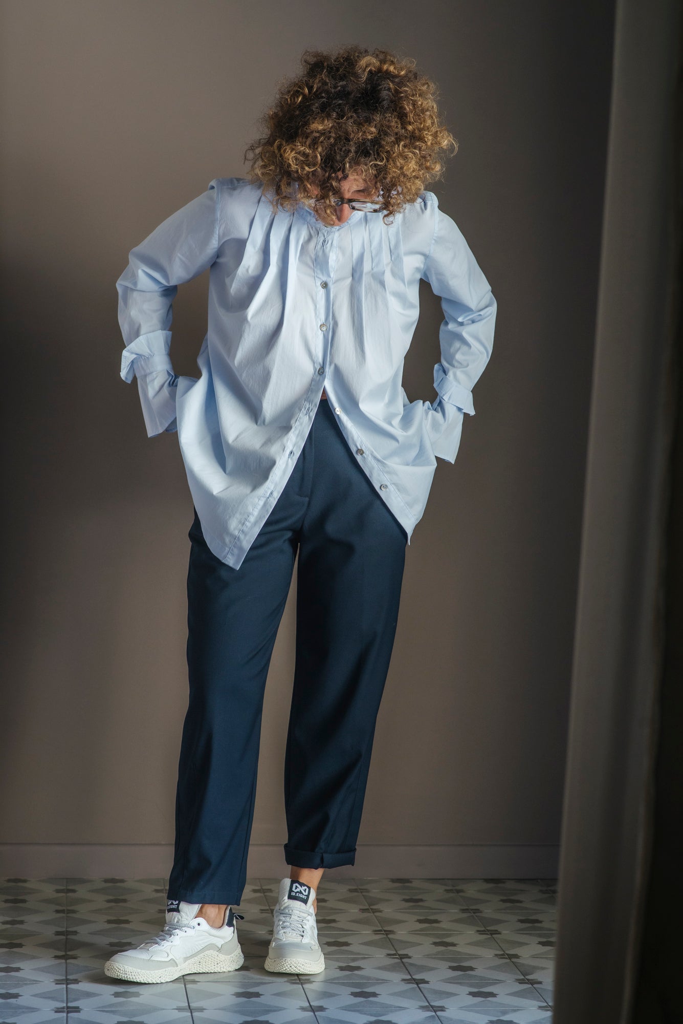 Pantalone Mod. Alessia Bly Navy